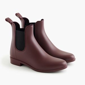 J. Crew Matte Chelsea Rain Boots NEW